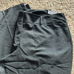 Lane Bryant black dress pants size 28, The Perfect Drape collection NWT